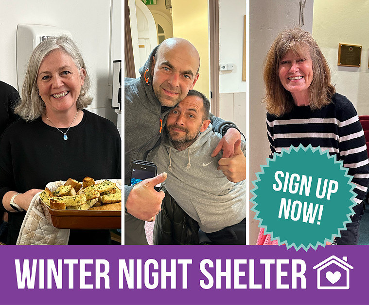 Winter Night Shelter 2026 sign up now!